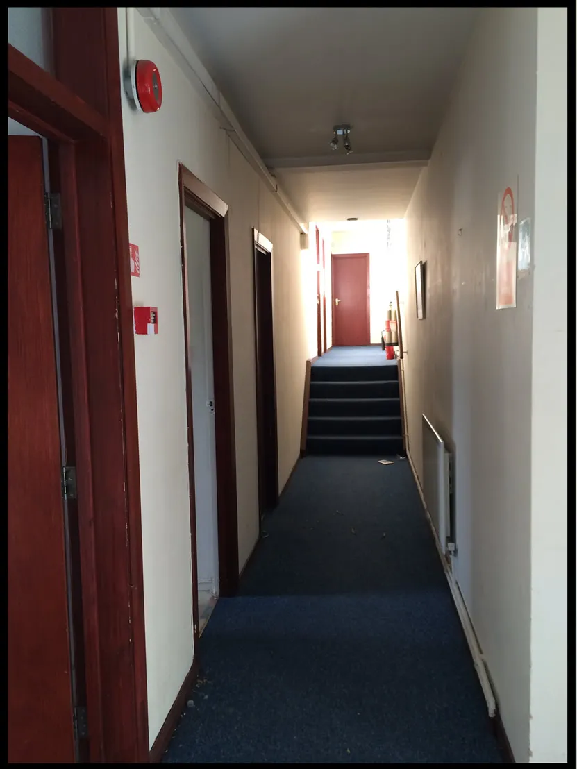 Upstairs Hallway to Dance Studio Two Before Building Work
